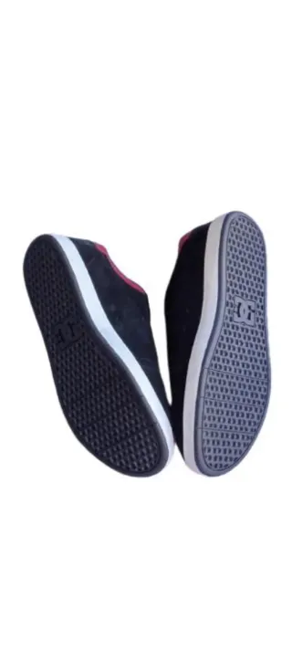 Zapatillas DC Mujer Talla 37 Negras y Rojas