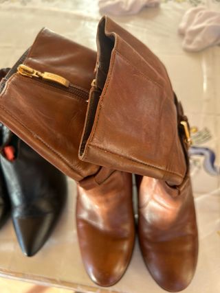 5 pares botines señora