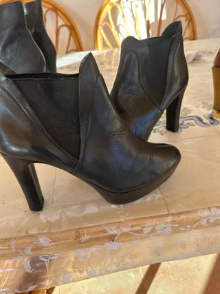 5 pares botines señora