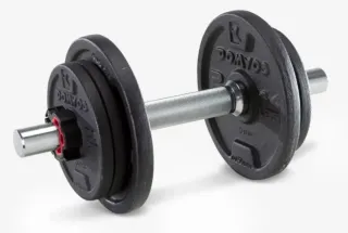 Barra con dischi, panca fitness e manubri