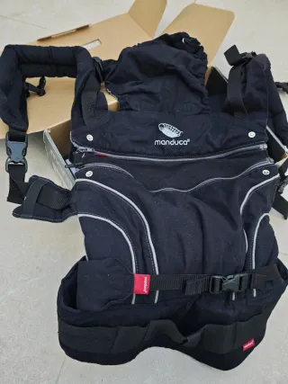 Mochila Portabebés Manduca Negra