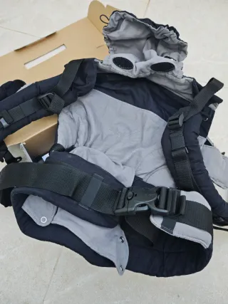 Mochila Portabebés Manduca Negra