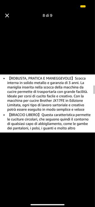 Macchina da cucire Brother JX17FE Pack