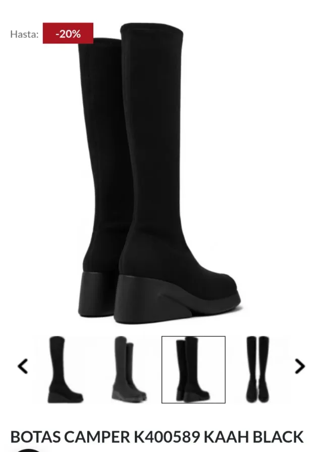 Botas Camper K400589 KAAH Negras