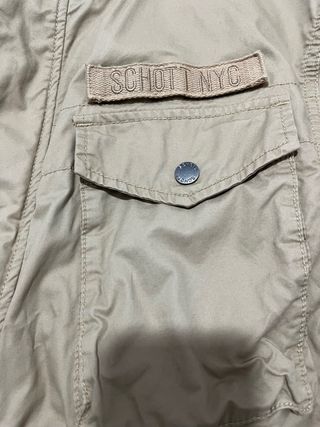 Chaqueta Schott Talla XL Beige