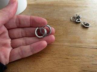 Pendientes de plata con circonitas