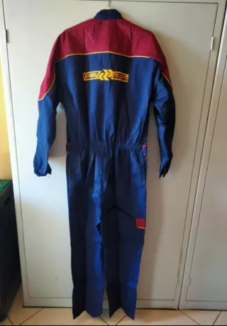 Due Tute da Lavoro uomo Blu/bordeaux .Taglia XL