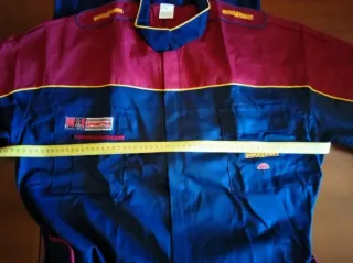 Due Tute da Lavoro uomo Blu/bordeaux .Taglia XL