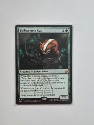 Badgermole Cub Magic The Gathering TLA 🇬🇧