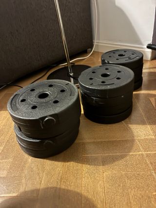 Pack Mancuernas Ajustables y Discos