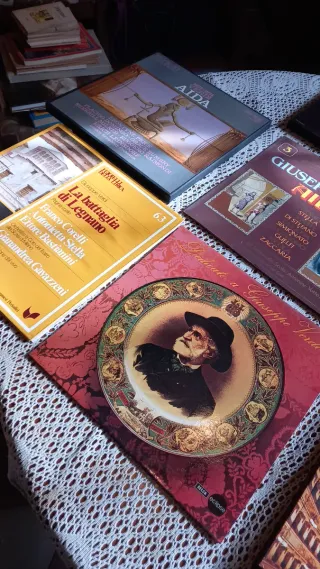 Lotto Vinili Giuseppe Verdi - Aida + Libri