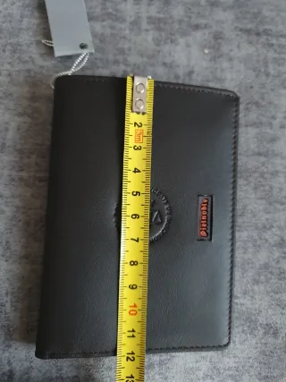 Cartera Pielnoble Marrón Nueva Con Caja