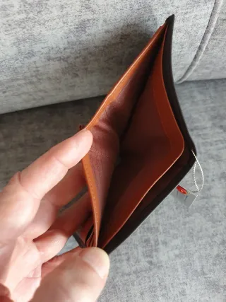 Cartera Pielnoble Marrón Nueva Con Caja