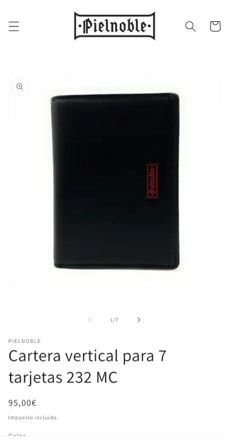 Cartera Pielnoble Marrón Nueva Con Caja