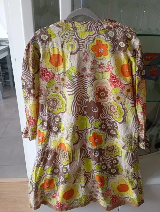 Vestido Kaftan Estampado Floral