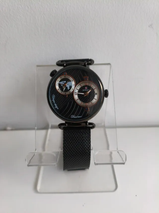 Reloj Reward Dual Time Negro