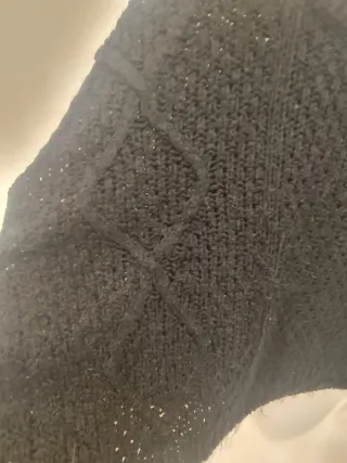 Jersey Negro Corto Ancho Talla M