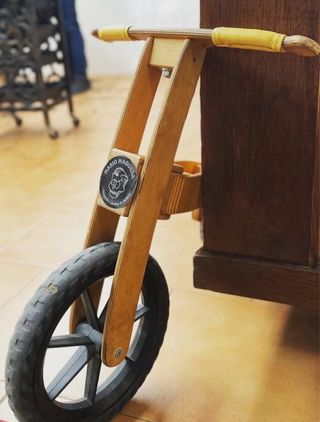 Bici madera Góralek sin pedales 2-4 años
