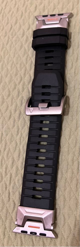 Cinturino Orologio Nero e Argento