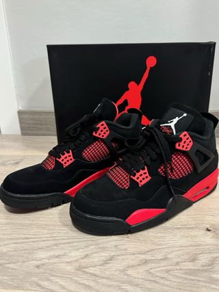 Nike Jordan 4 Retro Red Thunder Talla 44