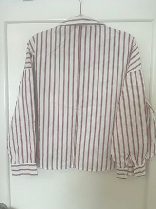 Camisa Oversize Rayas rojas y blancas