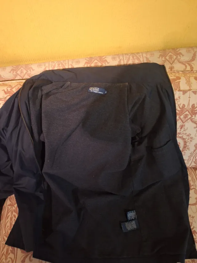 Chaqueta Polo Ralph Lauren tres cuartos azul marin