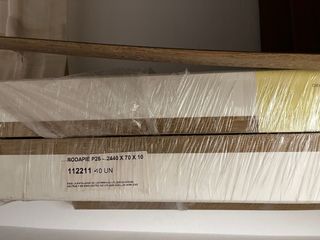 4 paquetes y medio Rodapié P25 2440x70x10 - 10 UN