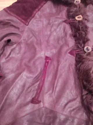 Abrigo Piel Vintage  XXL