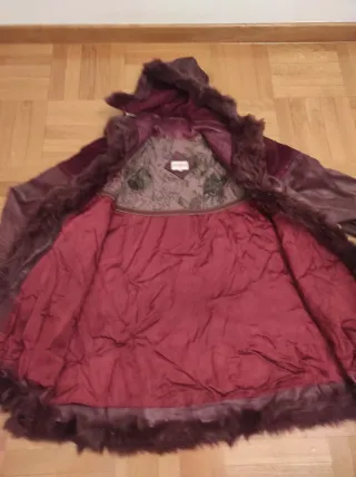 Abrigo Piel Vintage  XXL