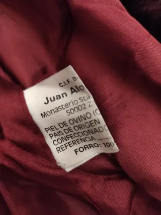 Abrigo Piel Vintage  XXL