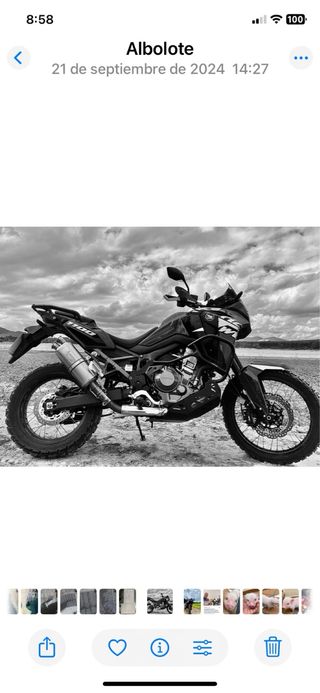 Tubo de escape Honda Africa Twin 1100