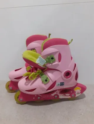 Patines Oxelo Niña Talla 32-34 Rosa