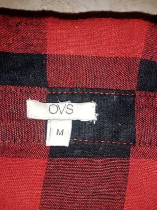 Camicia a quadri rossa e nera