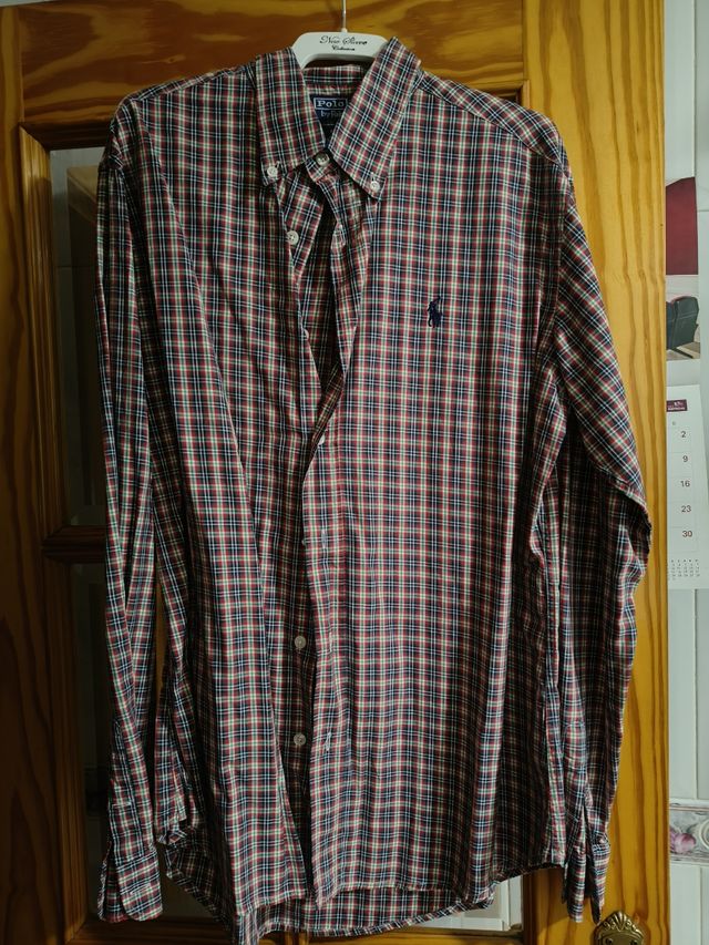 Camisa Polo Ralph Lauren cuadros hombre