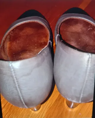 Zapatos de tacón grises 37