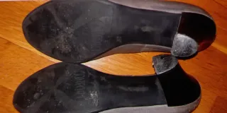 Zapatos de tacón grises 37