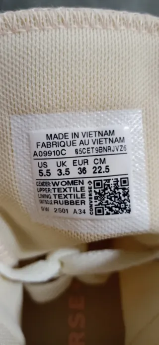 Converse Melocotón Talla 36 Nuevas