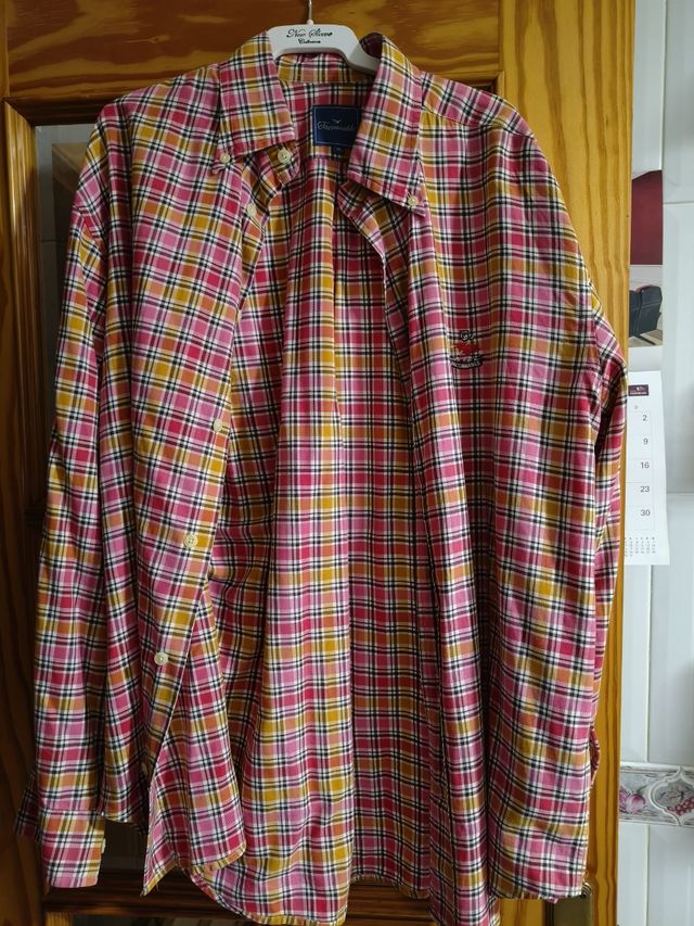 Camisa cuadros Pla-Tinum