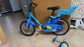 Bicicleta infantil B-Twin 12 azul