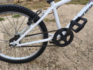 Bicicleta Rockrider 20 Blanca