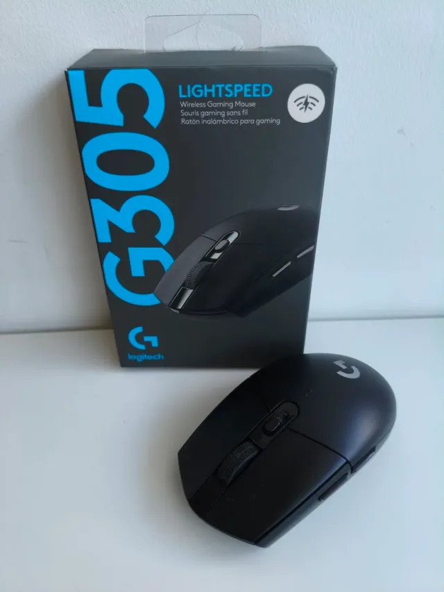 Ratón Gaming Logitech G305 Negro con batería