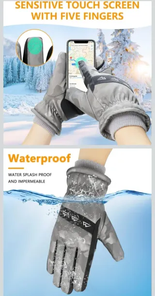 Guantes Invierno Camuflaje Táctiles