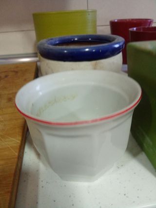 Lote Maceteros Cerámicos Variados