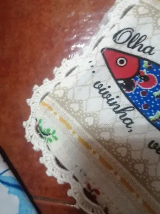 Pano de cozinha com bicos