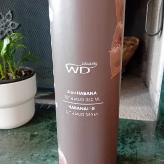 Set 4 Tazze Caffè con Frasi