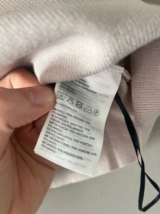 Top H&M Beige Talla M