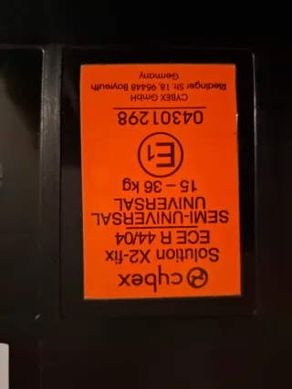 Silla de coche Cybex 15 a 36 kg