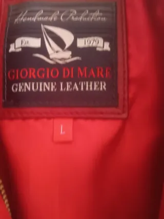 Chaqueta Piel Giorgio di Mare granate