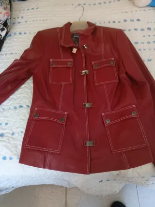 Chaqueta Piel Giorgio di Mare granate