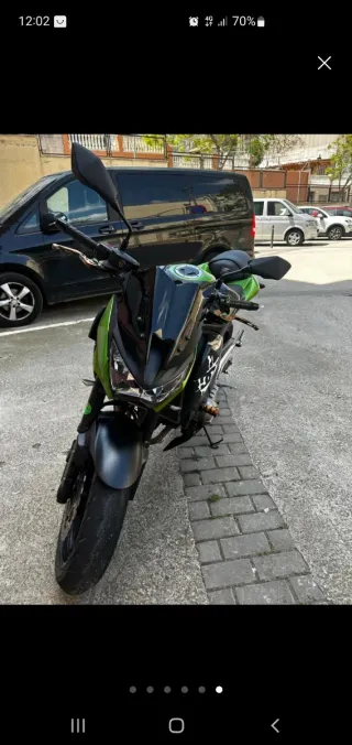 Moto Kawasaki Z800 e